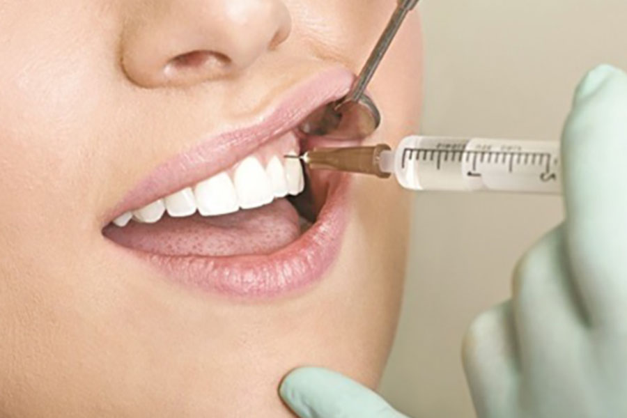 Gây tê cục bộ giúp quá trinh làm cầu răng diễn ra thuận lợi và không gây đau nhức cho khách hàng